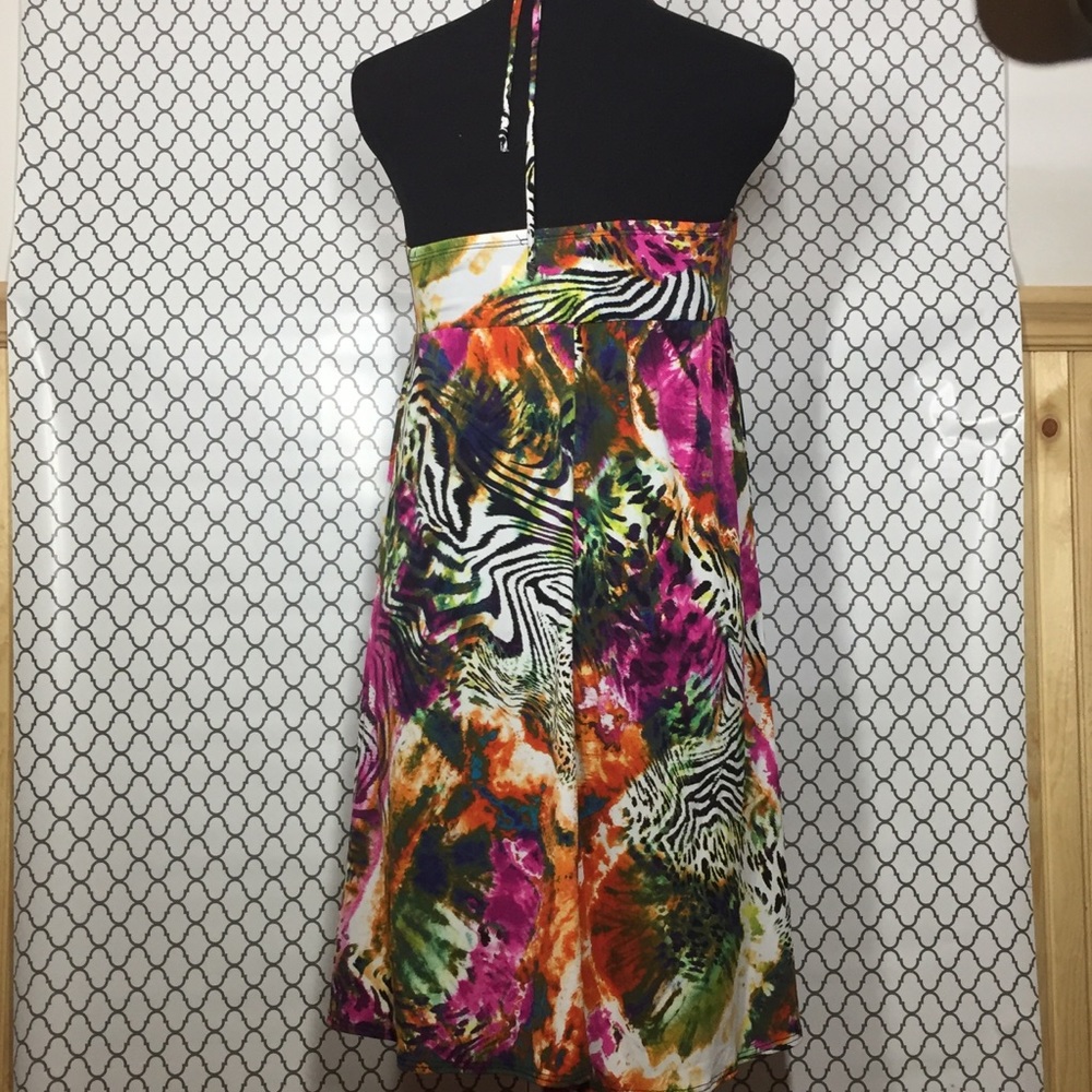 ❤️ Day trip buckle babydoll high low halter top - Picture 3 of 5